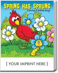 CS0448 Spring Has Sprung Coloring and Activity Book with Custom Imprint